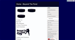 Desktop Screenshot of beyondthepond.ca