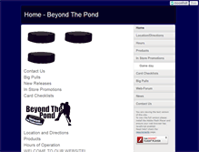 Tablet Screenshot of beyondthepond.ca